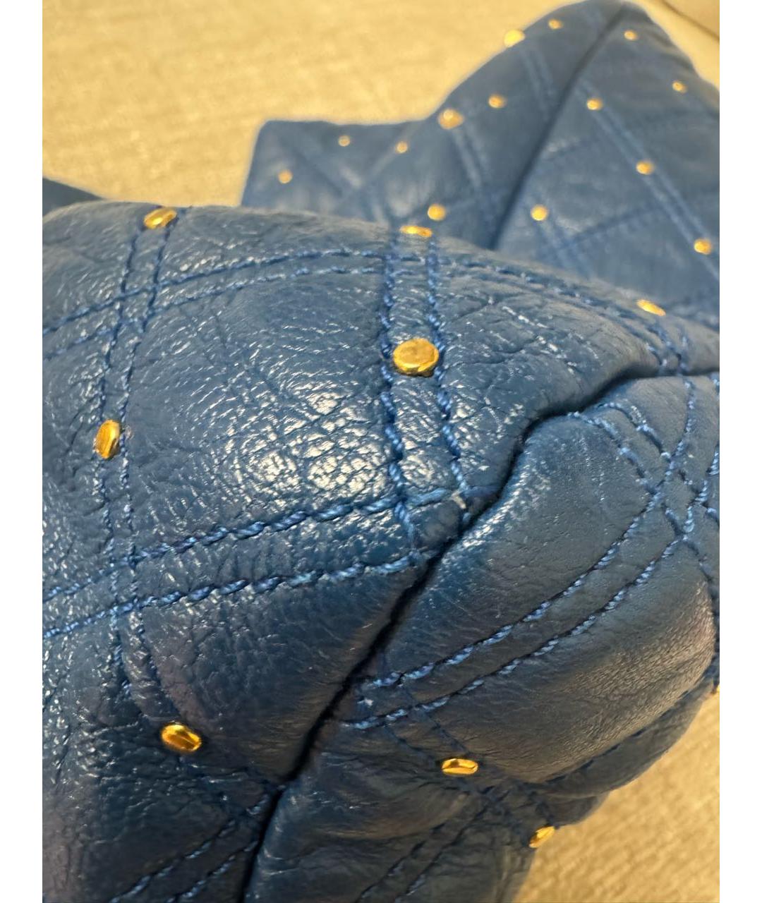 MARC JACOBS Синяя кожаная сумка через плечо, фото 5