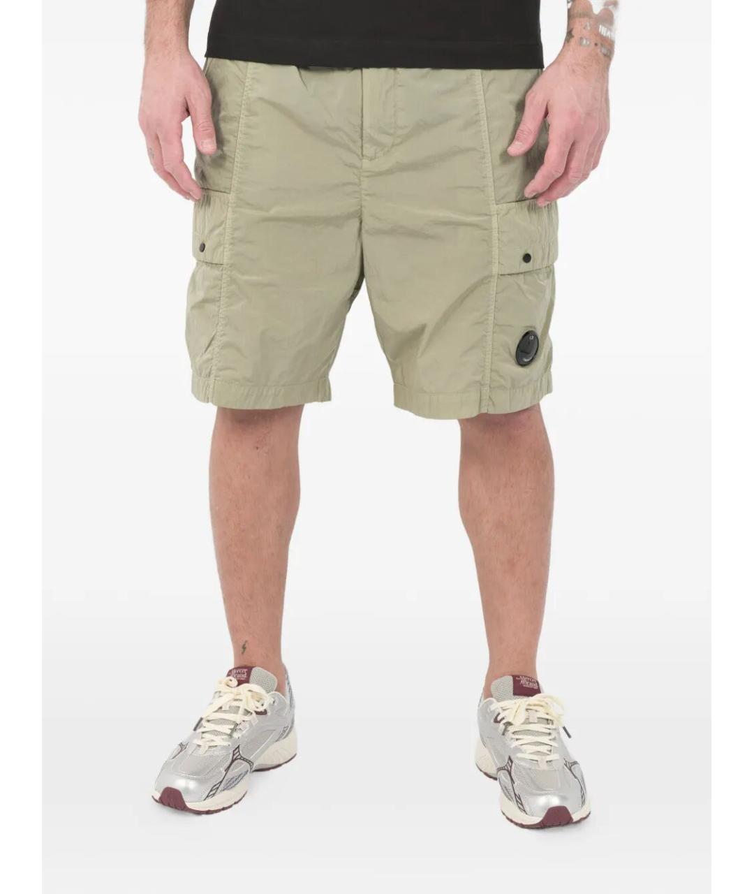 CP COMPANY Зеленые полиамидовые шорты, фото 2