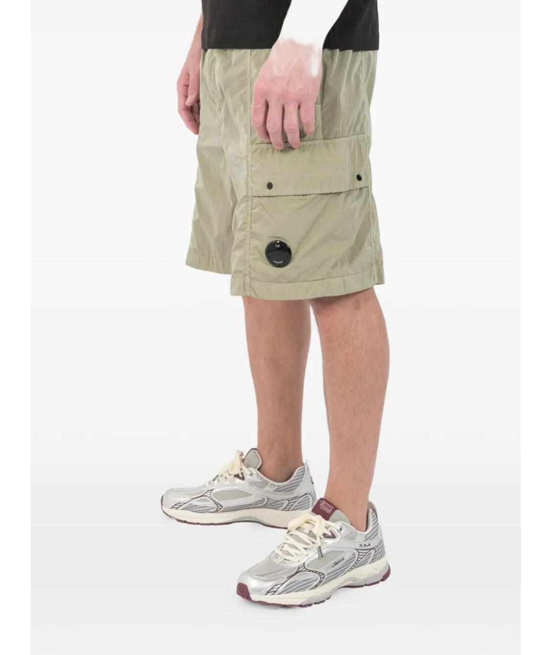 CP COMPANY Зеленые полиамидовые шорты, фото 4