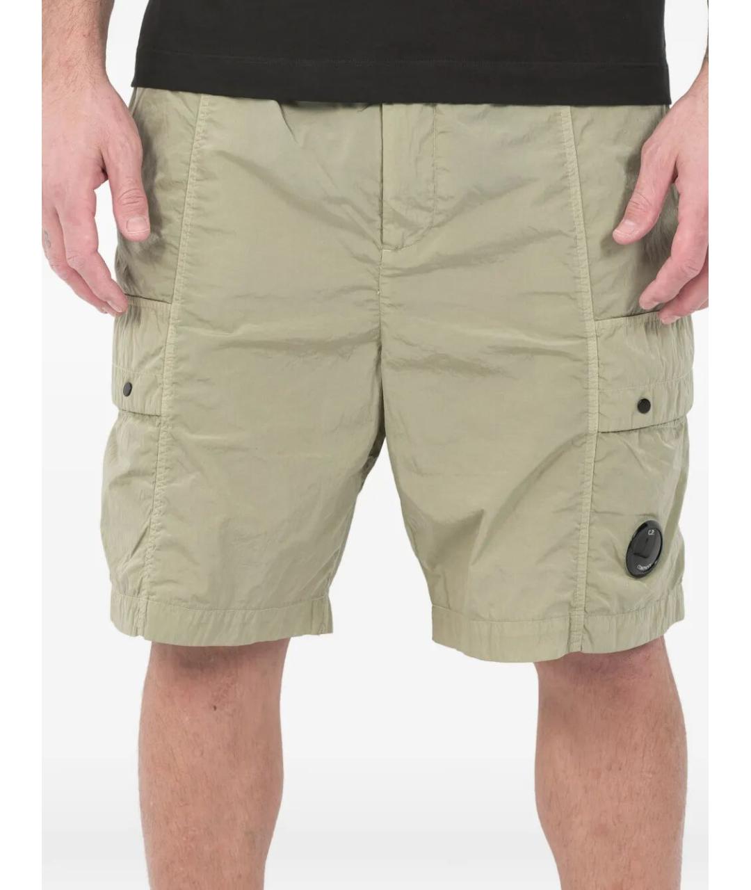 CP COMPANY Зеленые полиамидовые шорты, фото 5