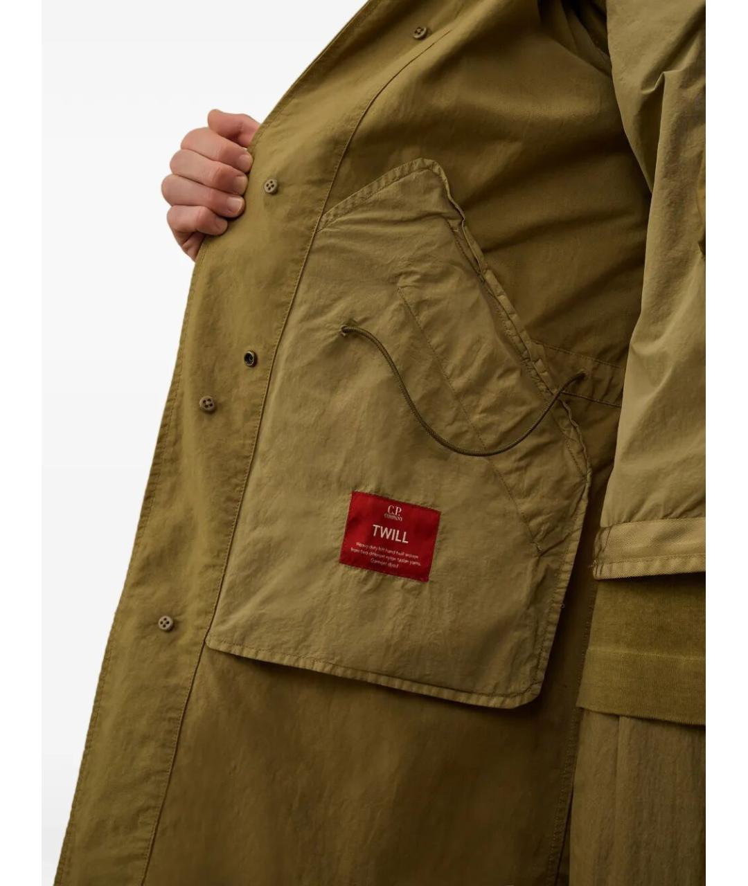 CP COMPANY Зеленая полиамидовая парка, фото 4