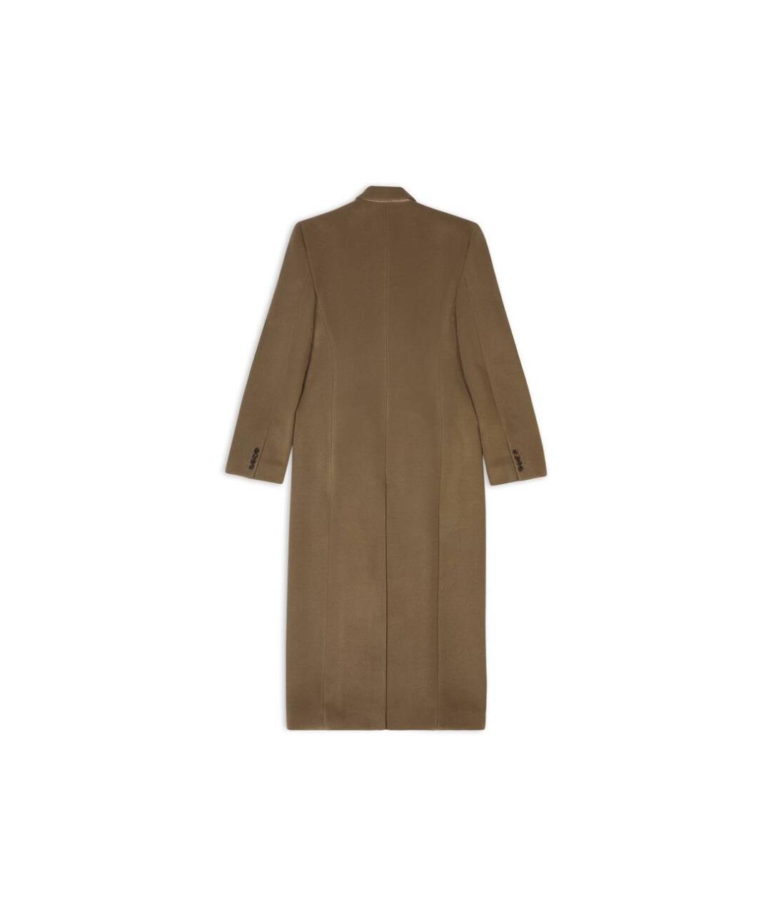 BALENCIAGA Бежевое шерстяное пальто, фото 2