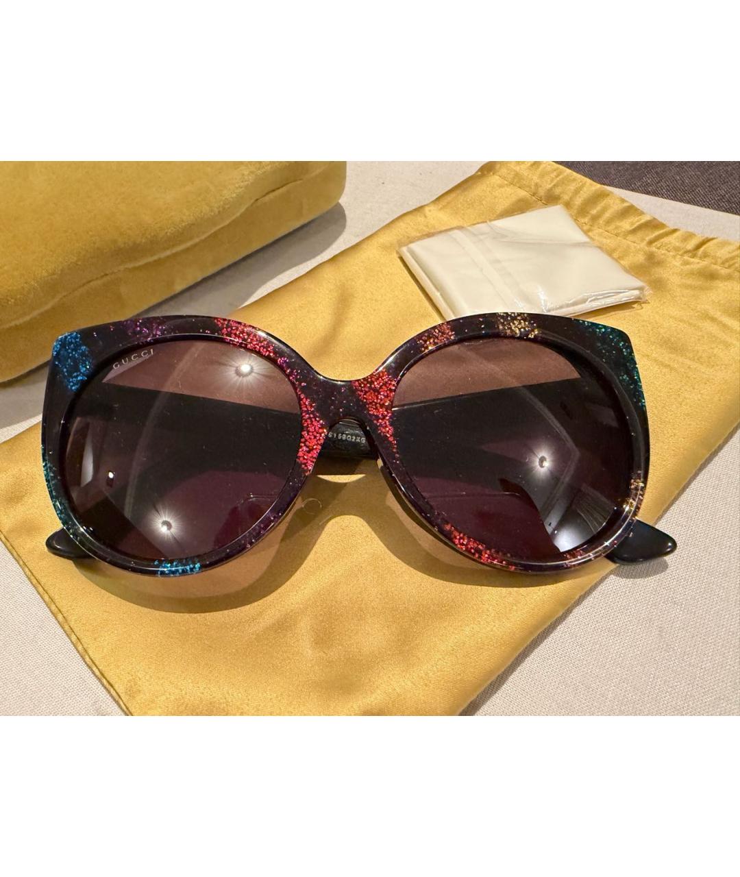 GUCCI Мульти пластиковые солнцезащитные очки, фото 2