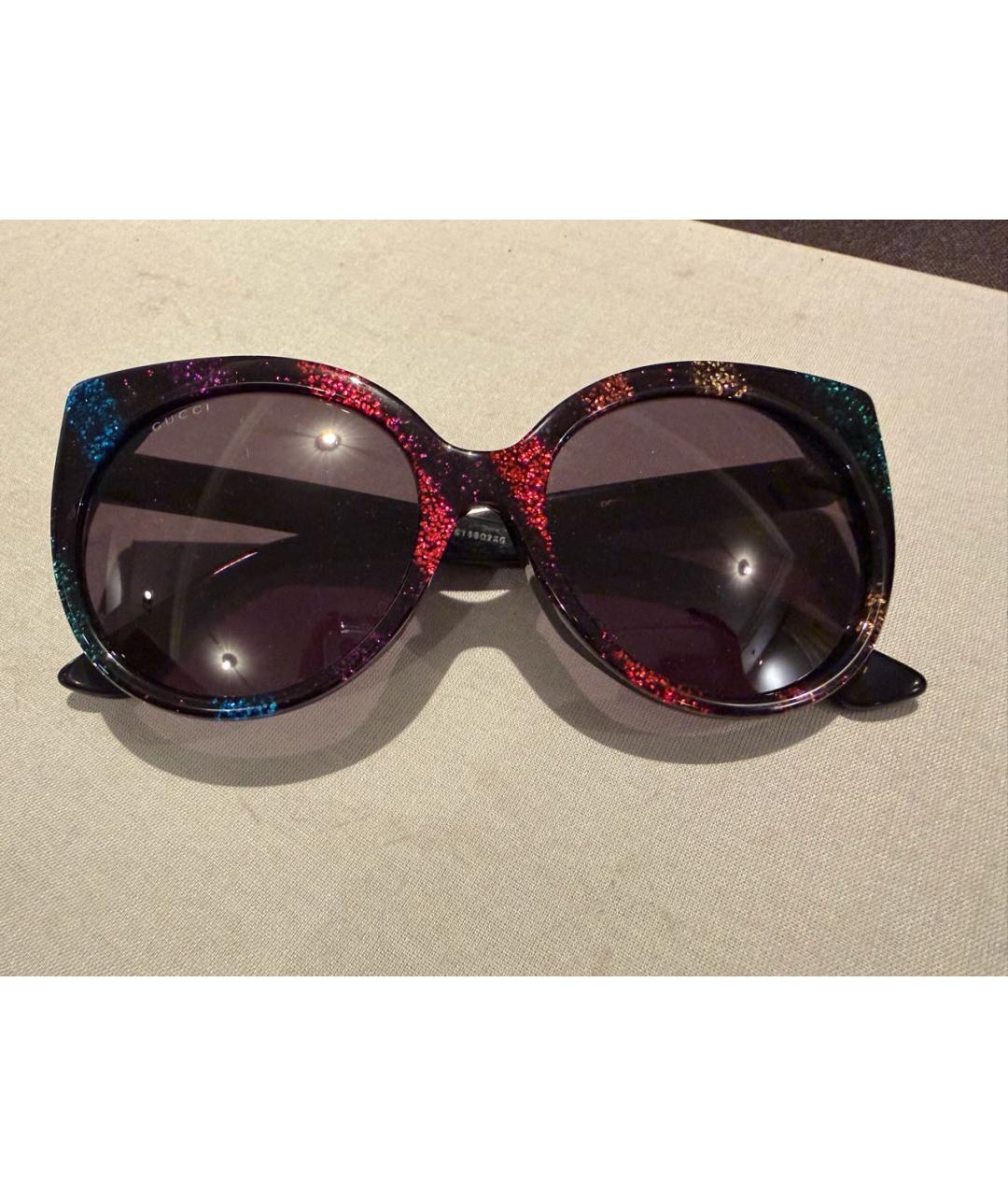 GUCCI Мульти пластиковые солнцезащитные очки, фото 5