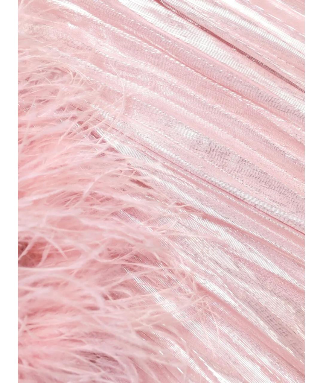 SELF-PORTRAIT Розовое шелковое вечернее платье, фото 5