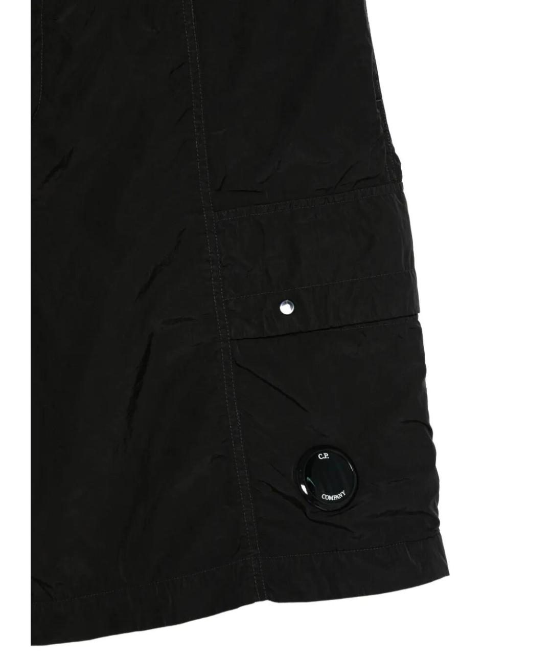 CP COMPANY Черные полиамидовые шорты, фото 3