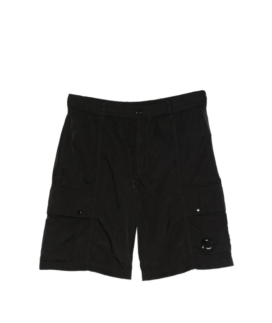 CP COMPANY Черные полиамидовые шорты, фото 1