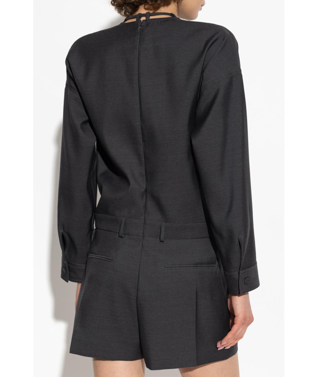 GUCCI Серый шерстяной комбинезон, фото 7