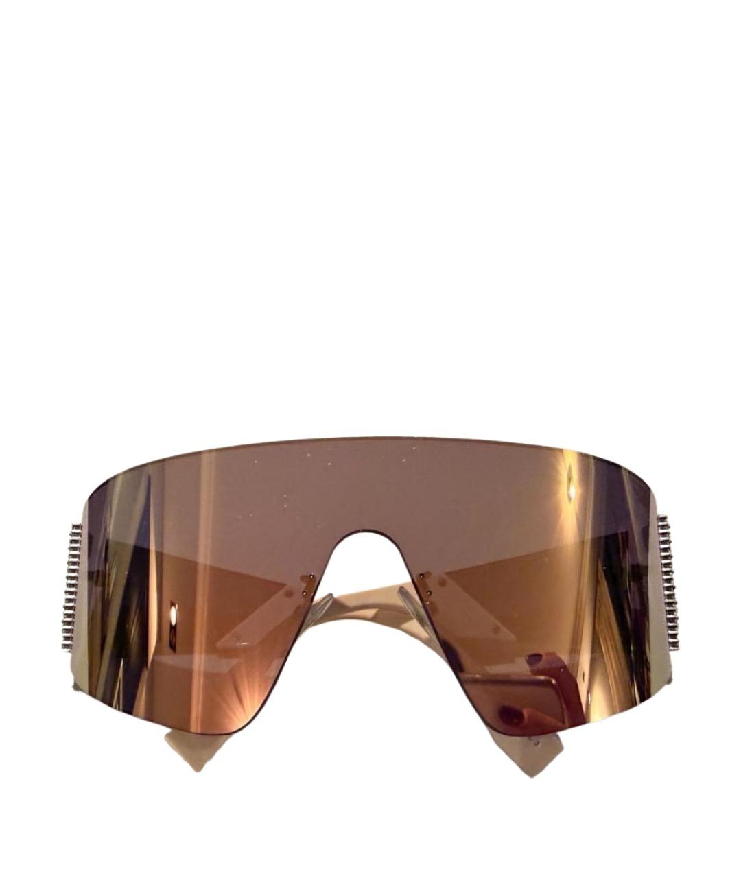 FENDI Розовые пластиковые солнцезащитные очки, фото 1