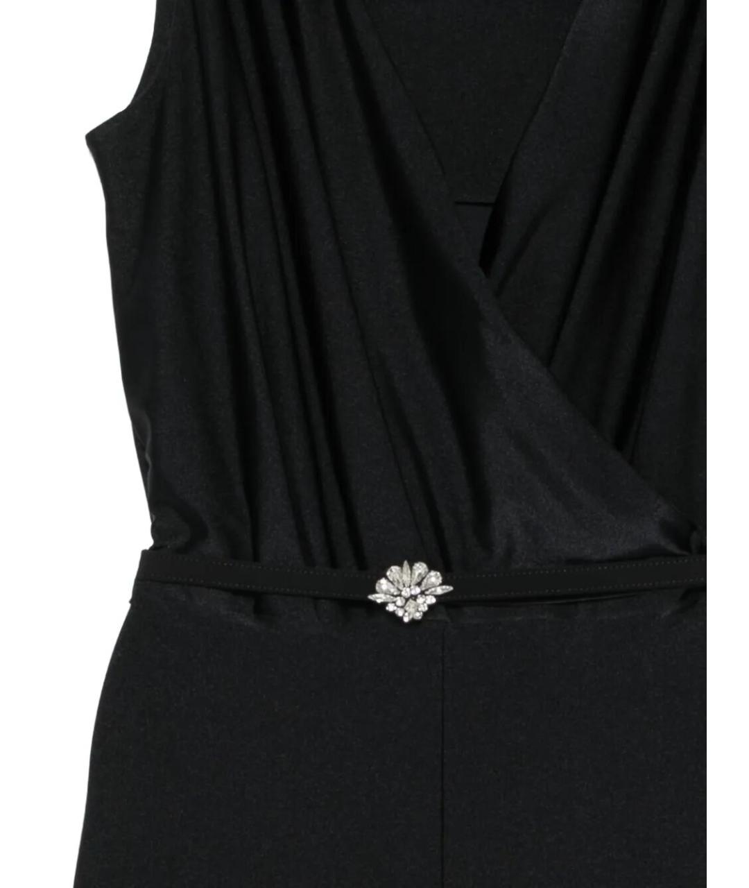 CHIARA BONI Черный полиамидовый комбинезон, фото 3