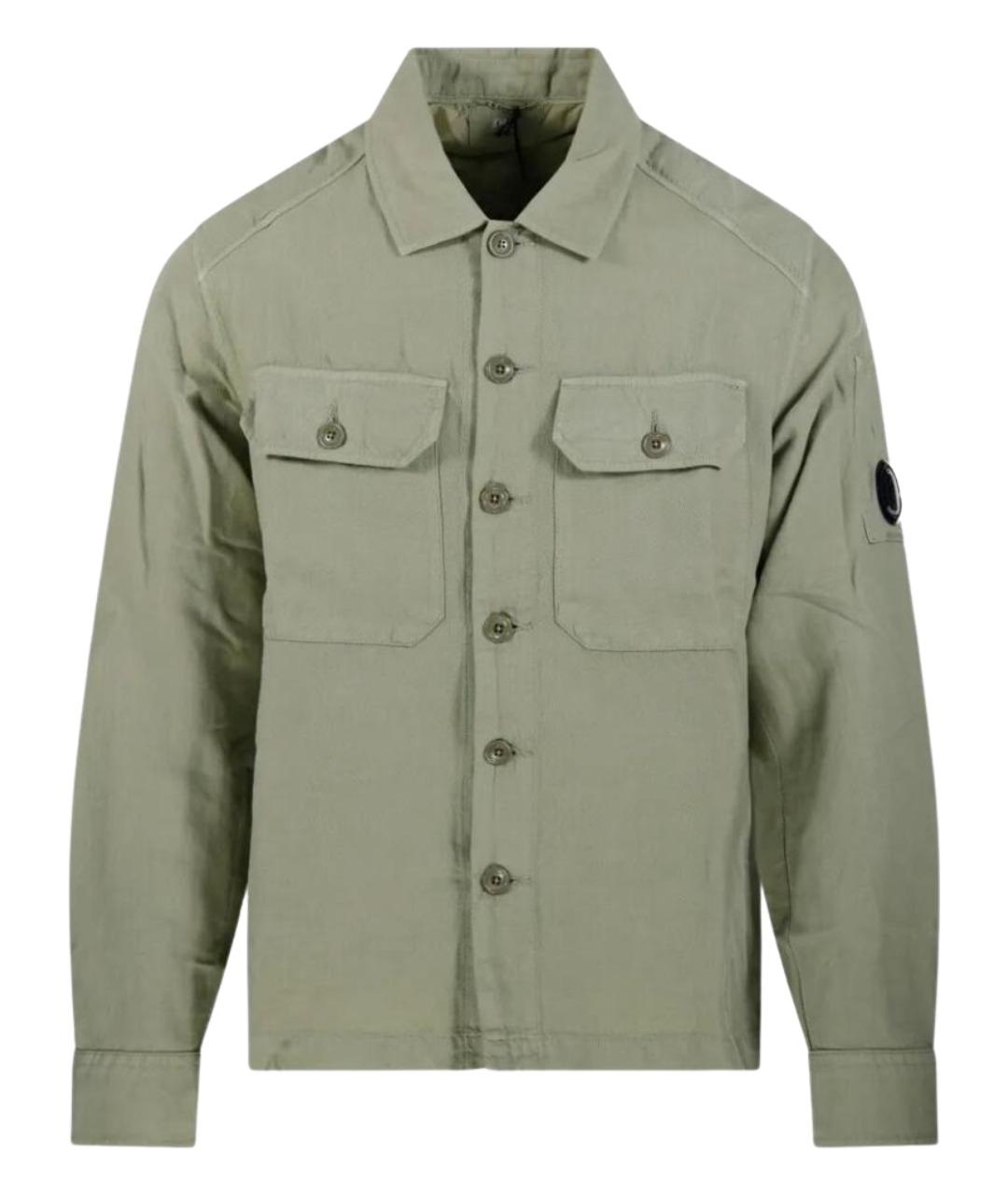 CP COMPANY Зеленая хлопковая куртка, фото 1