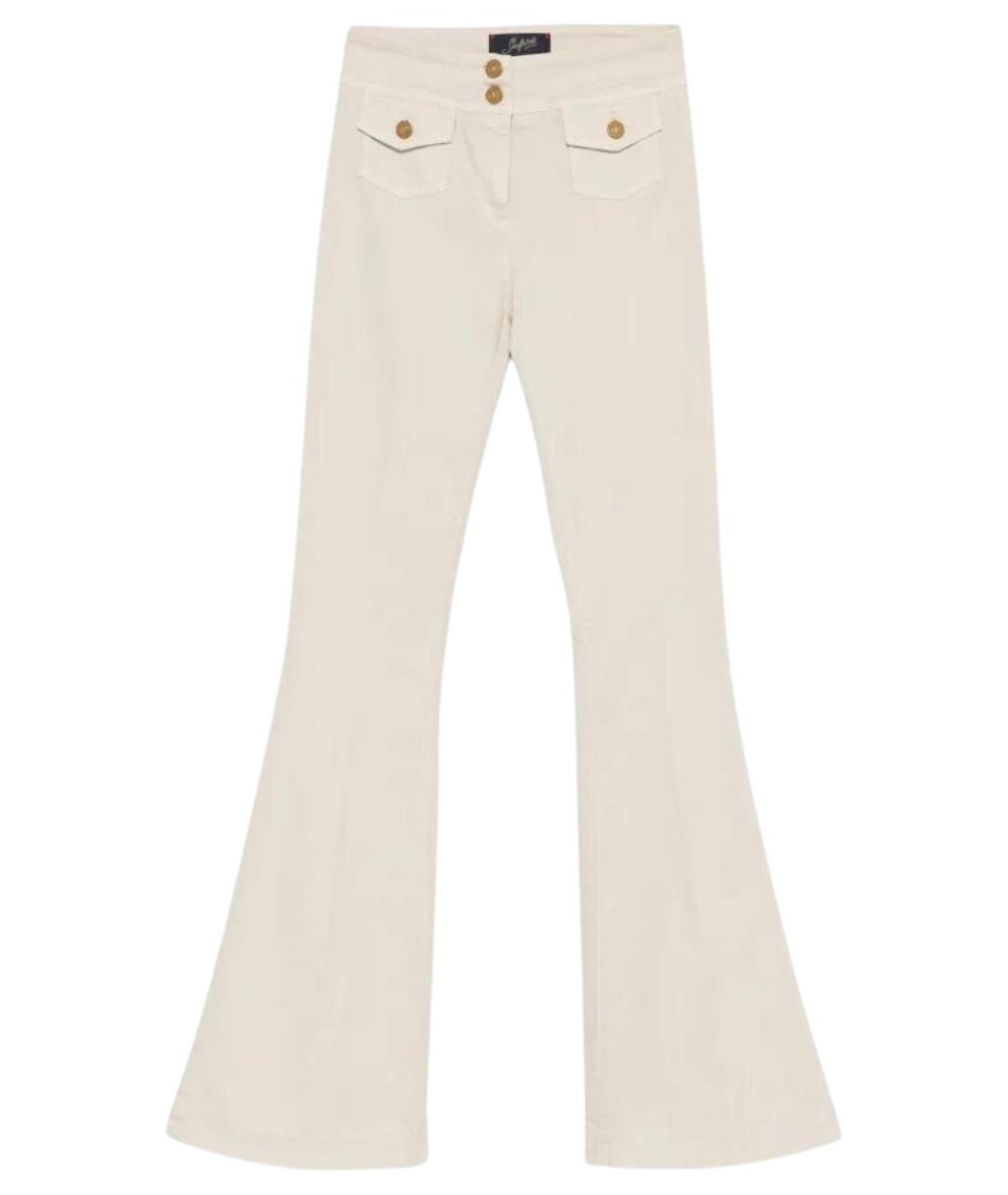 SEAFARER Бежевые хлопковые джинсы клеш, фото 1