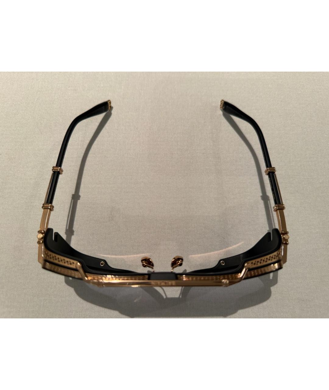 BALMAIN Антрацитовые металлические солнцезащитные очки, фото 5