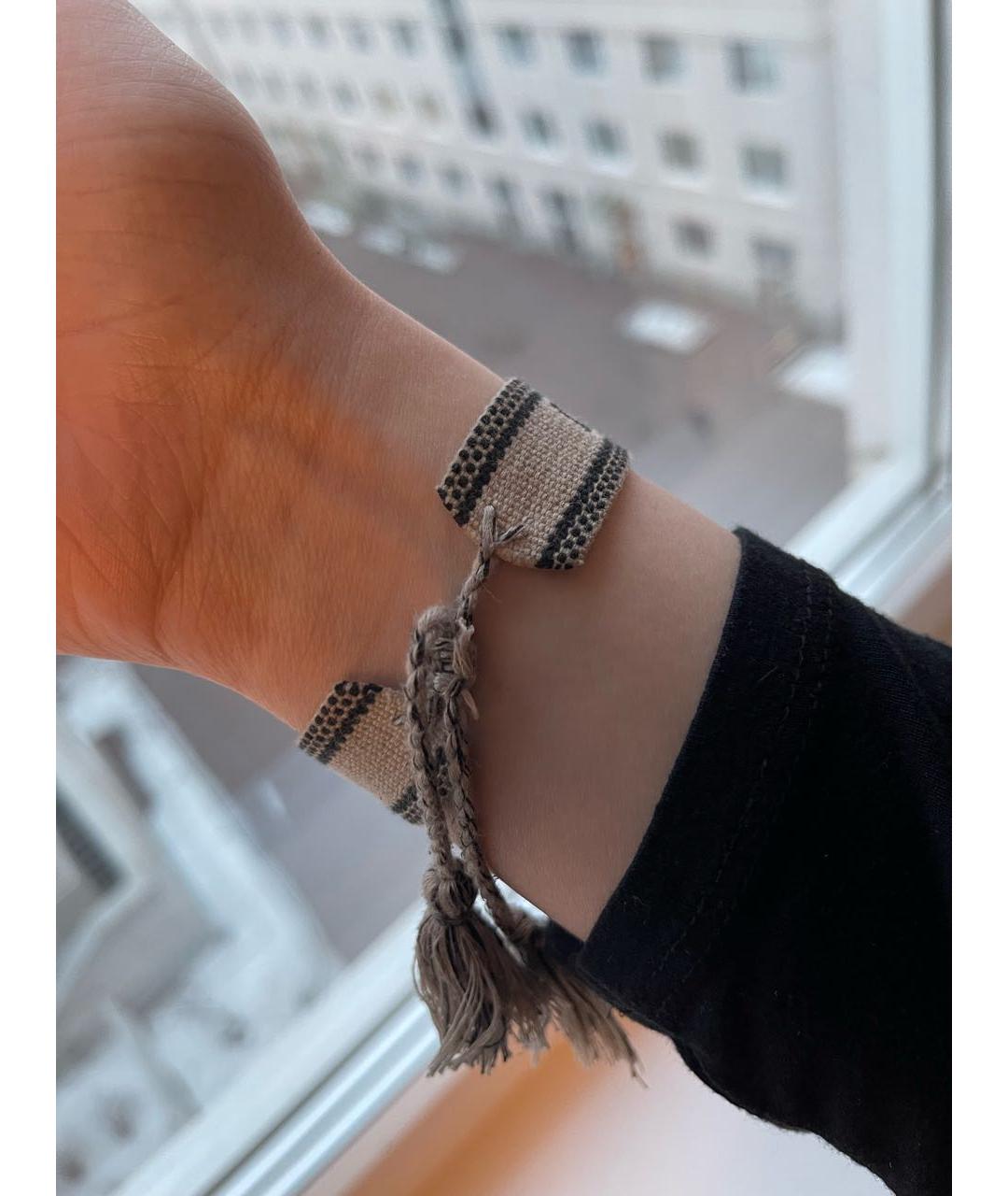 CHRISTIAN DIOR Коричневый браслет, фото 3