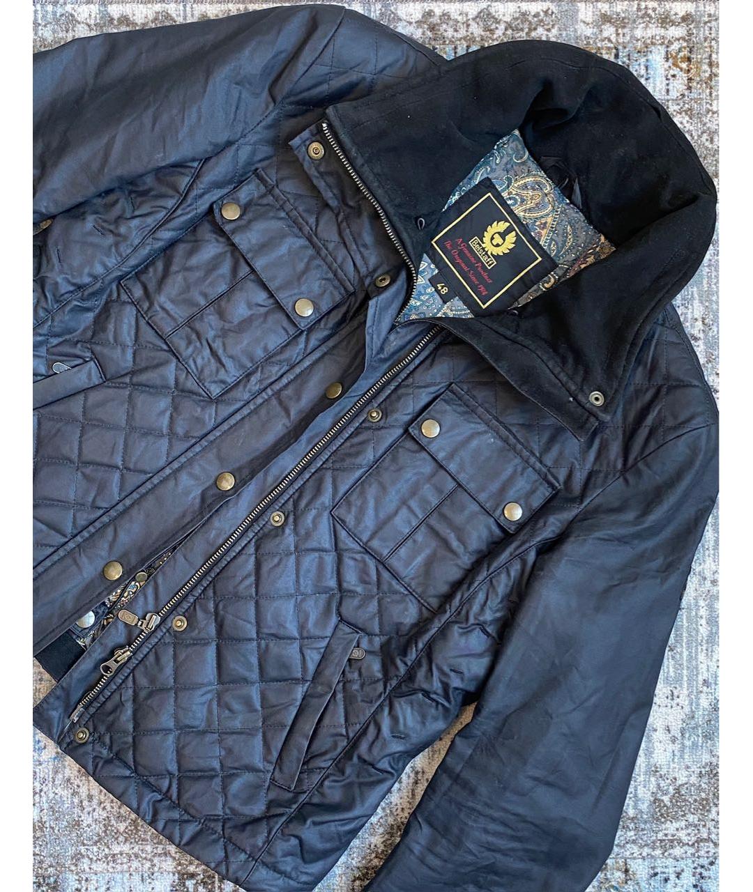 BELSTAFF Черная хлопковая куртка, фото 2