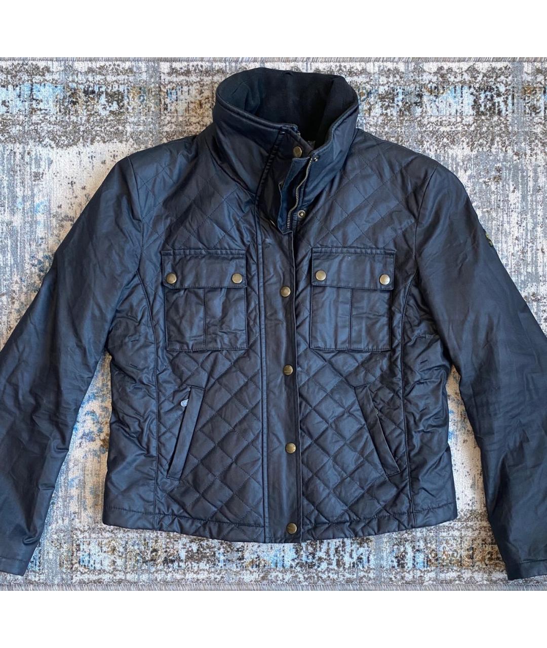 BELSTAFF Черная хлопковая куртка, фото 5