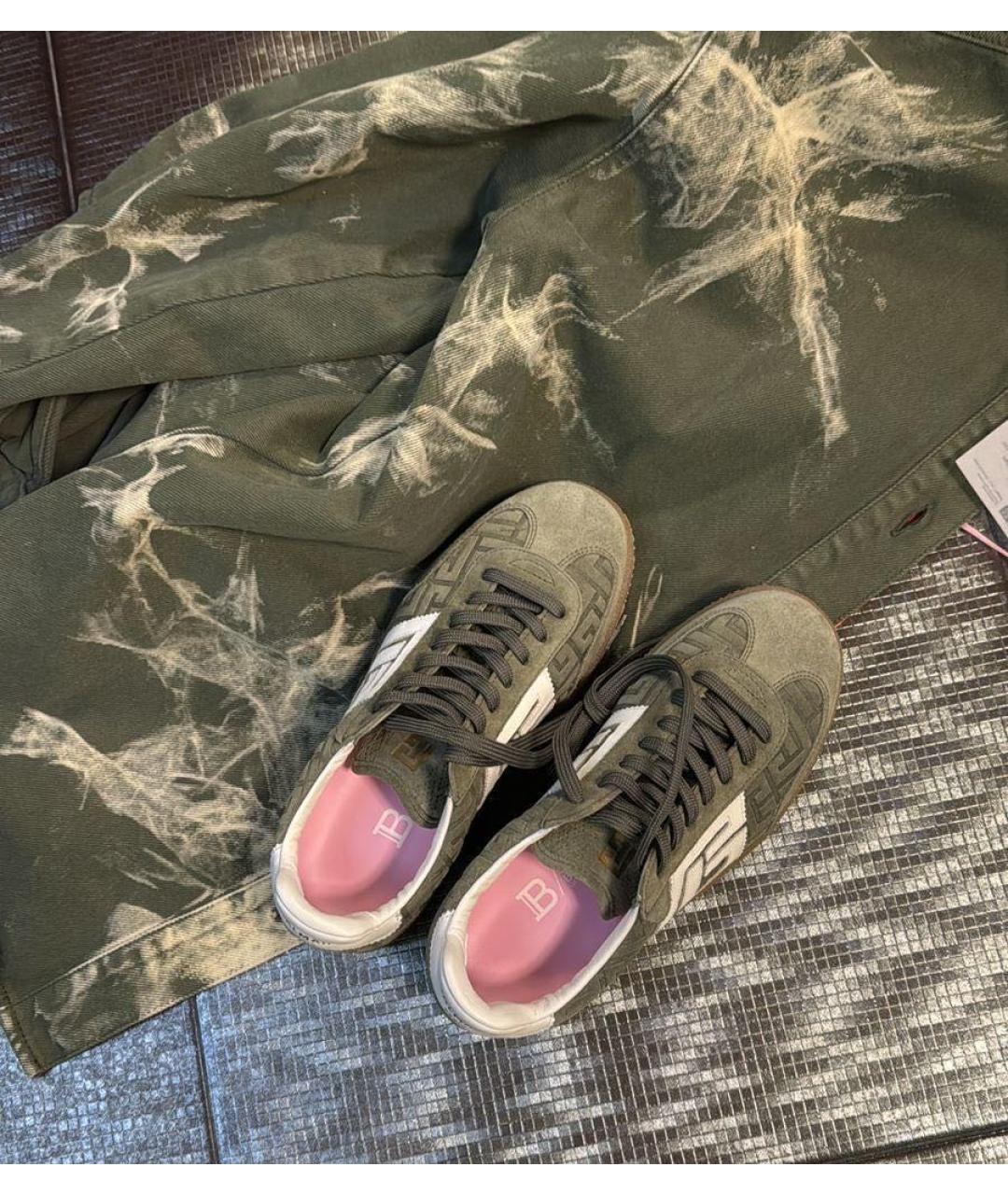 MSGM Хаки хлопковая рубашка, фото 4