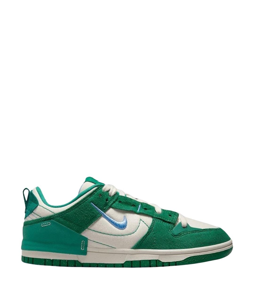 NIKE Зеленые текстильные кроссовки, фото 1