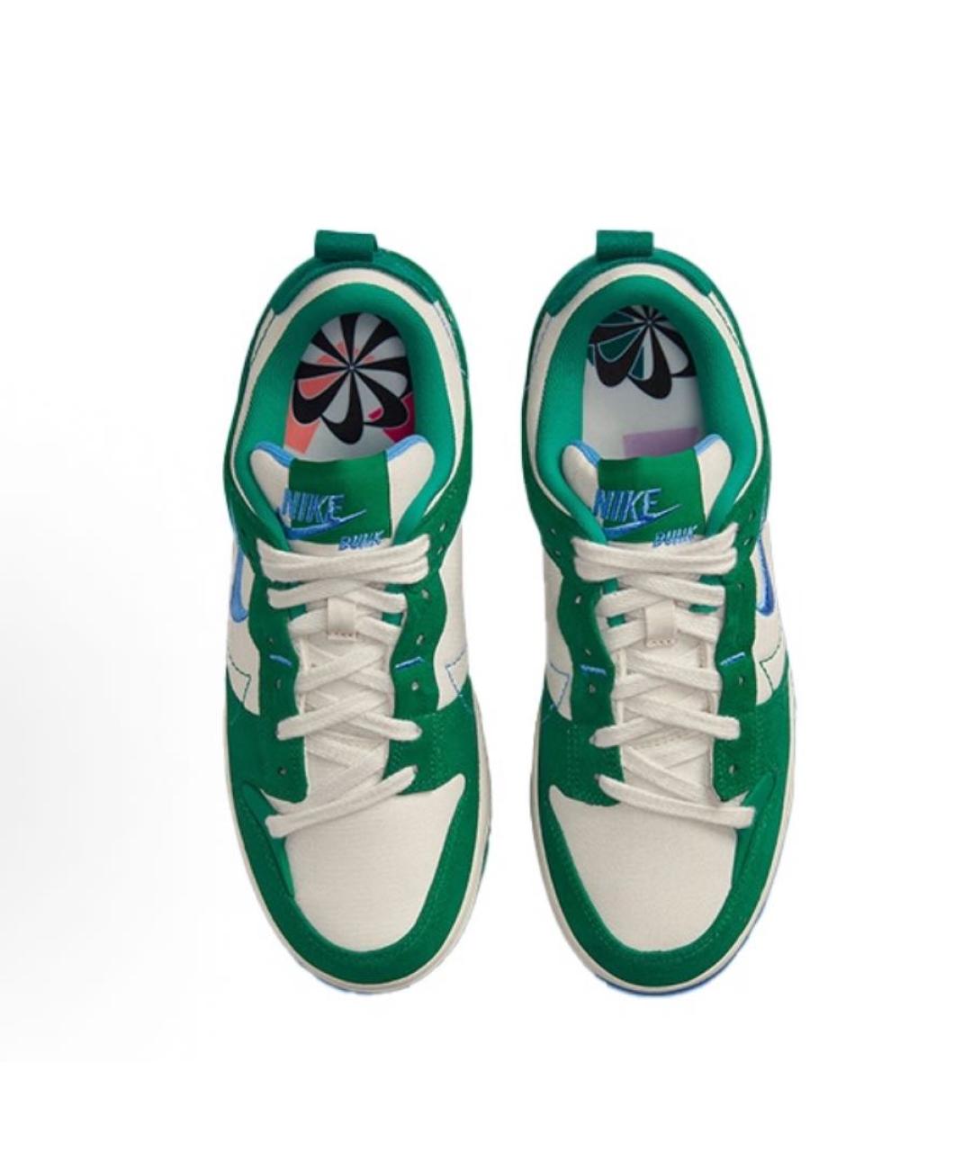 NIKE Зеленые текстильные кроссовки, фото 3