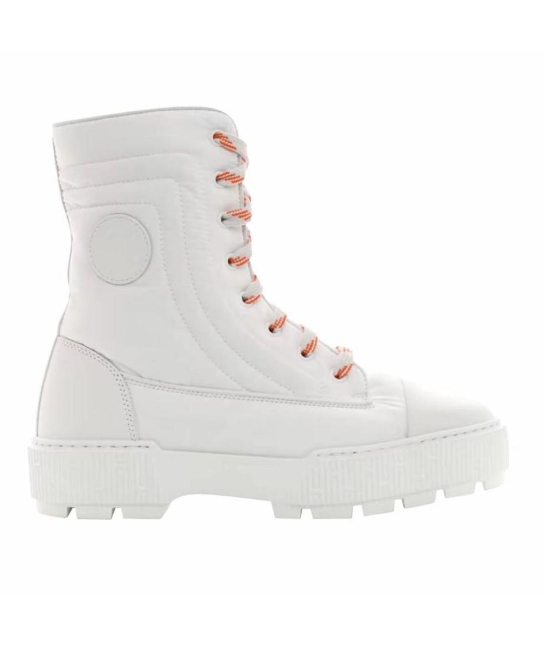 HERMES Белые высокие ботинки, фото 9