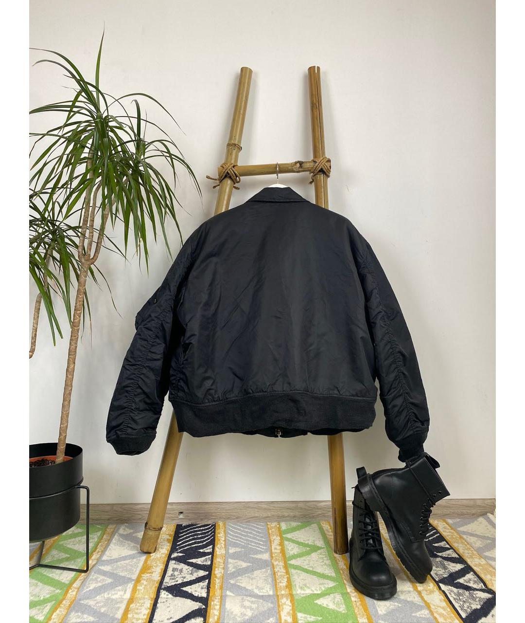 ALPHA INDUSTRIES Черная полиэстеровая куртка, фото 7