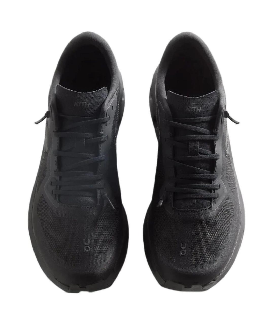 ON Черные синтетические низкие кроссовки / кеды, фото 3