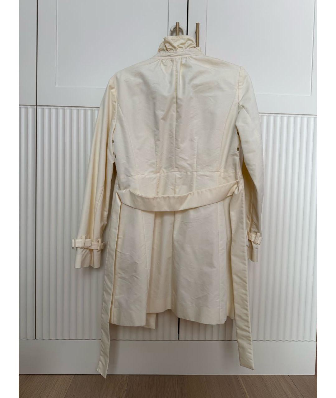 MAX&CO Белый хлопковый тренч/плащ, фото 2