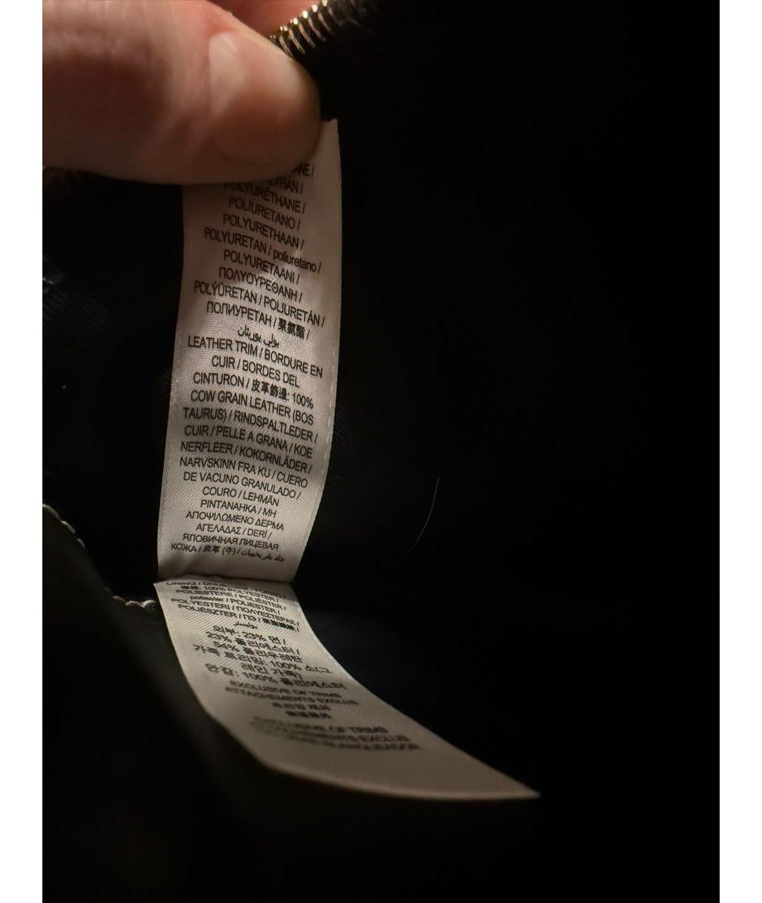 BURBERRY Темно-синяя кожаная поясная сумка, фото 7