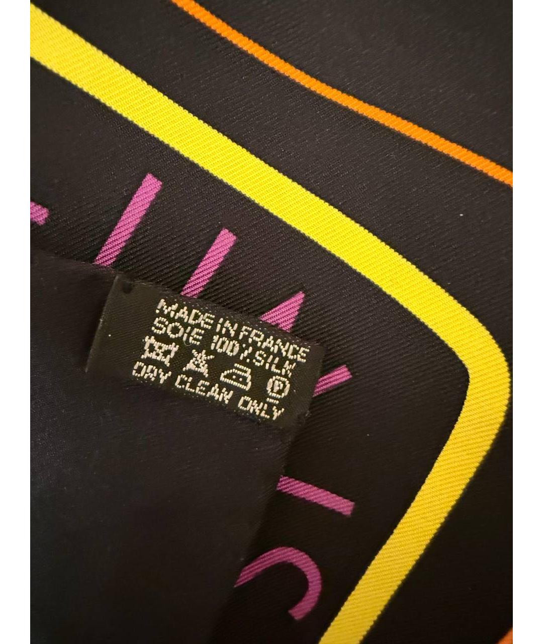 HERMES Мульти шелковый платок, фото 2