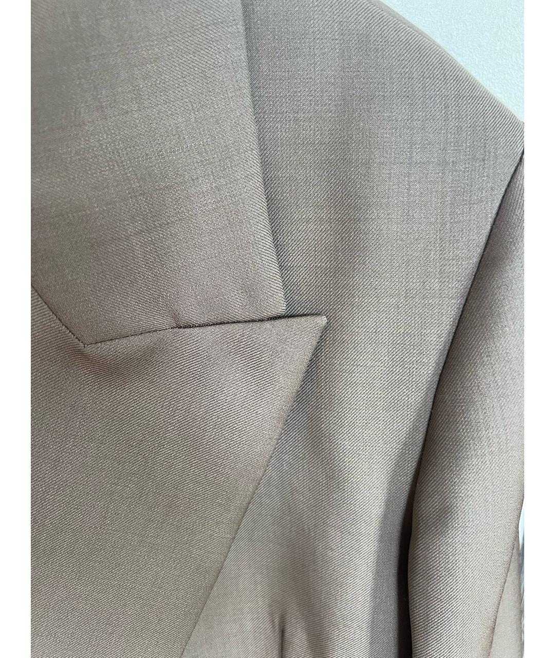 COS Коричневый шерстяной жакет/пиджак, фото 5