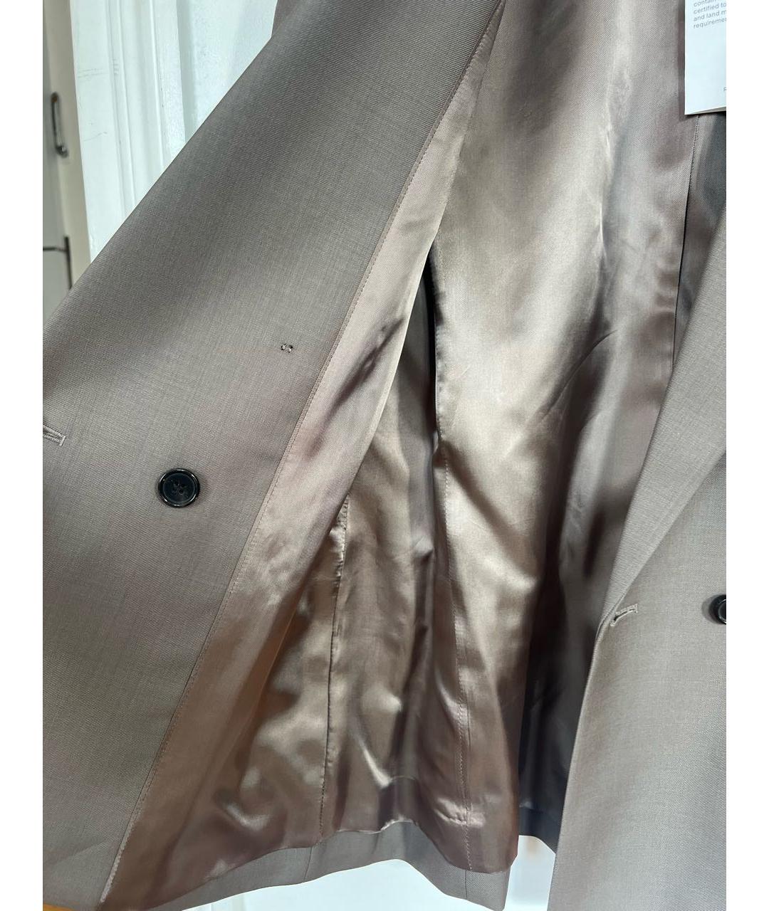 COS Коричневый шерстяной жакет/пиджак, фото 3