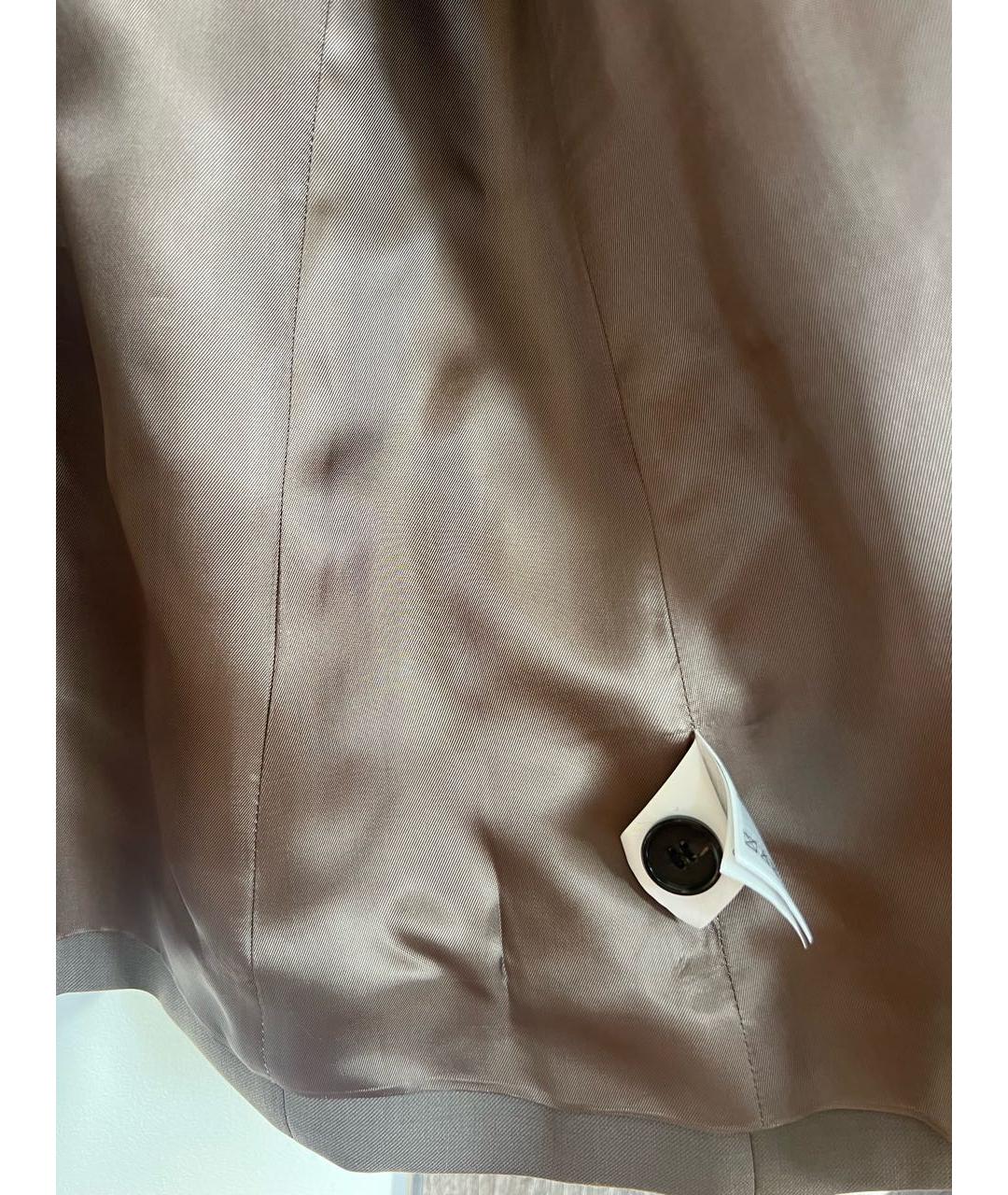 COS Коричневый шерстяной жакет/пиджак, фото 7