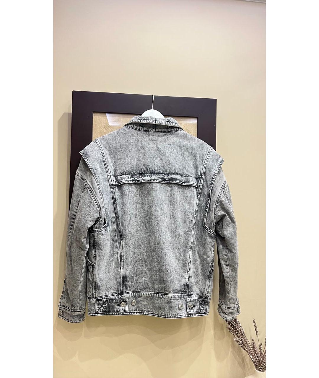 ISABEL MARANT ETOILE Серая деним куртка, фото 2