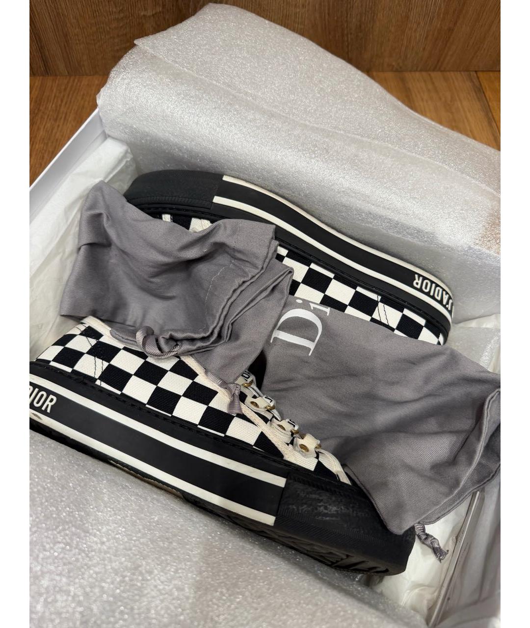 CHRISTIAN DIOR Мульти текстильные кеды, фото 5