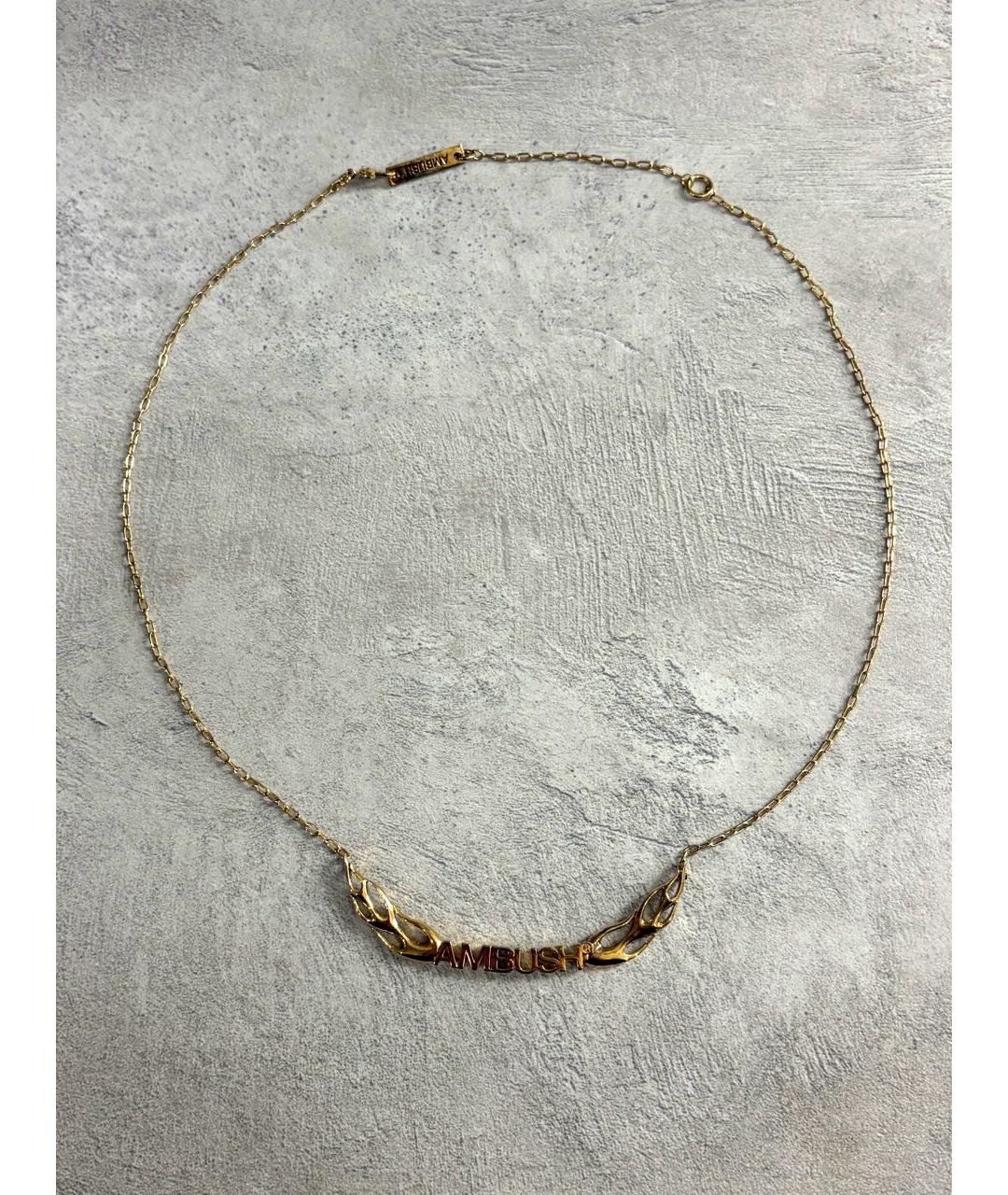 AMBUSH Золотое серебряное колье, фото 4