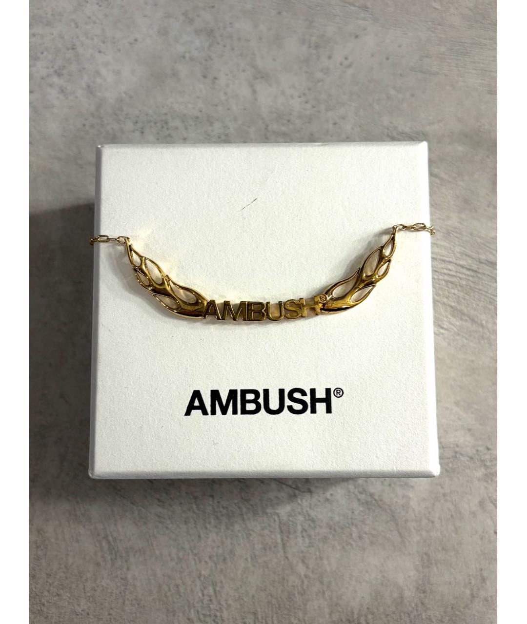 AMBUSH Золотая серебряная цепочка/подвеска, фото 3
