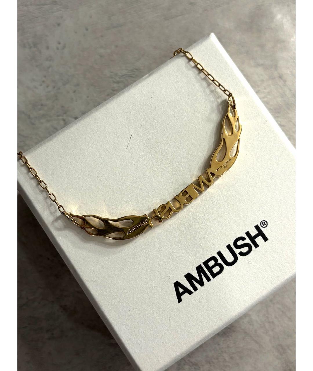 AMBUSH Золотая серебряная цепочка/подвеска, фото 5