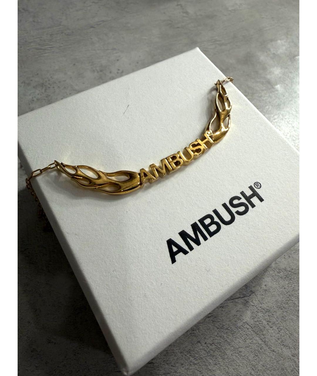 AMBUSH Золотая серебряная цепочка/подвеска, фото 4