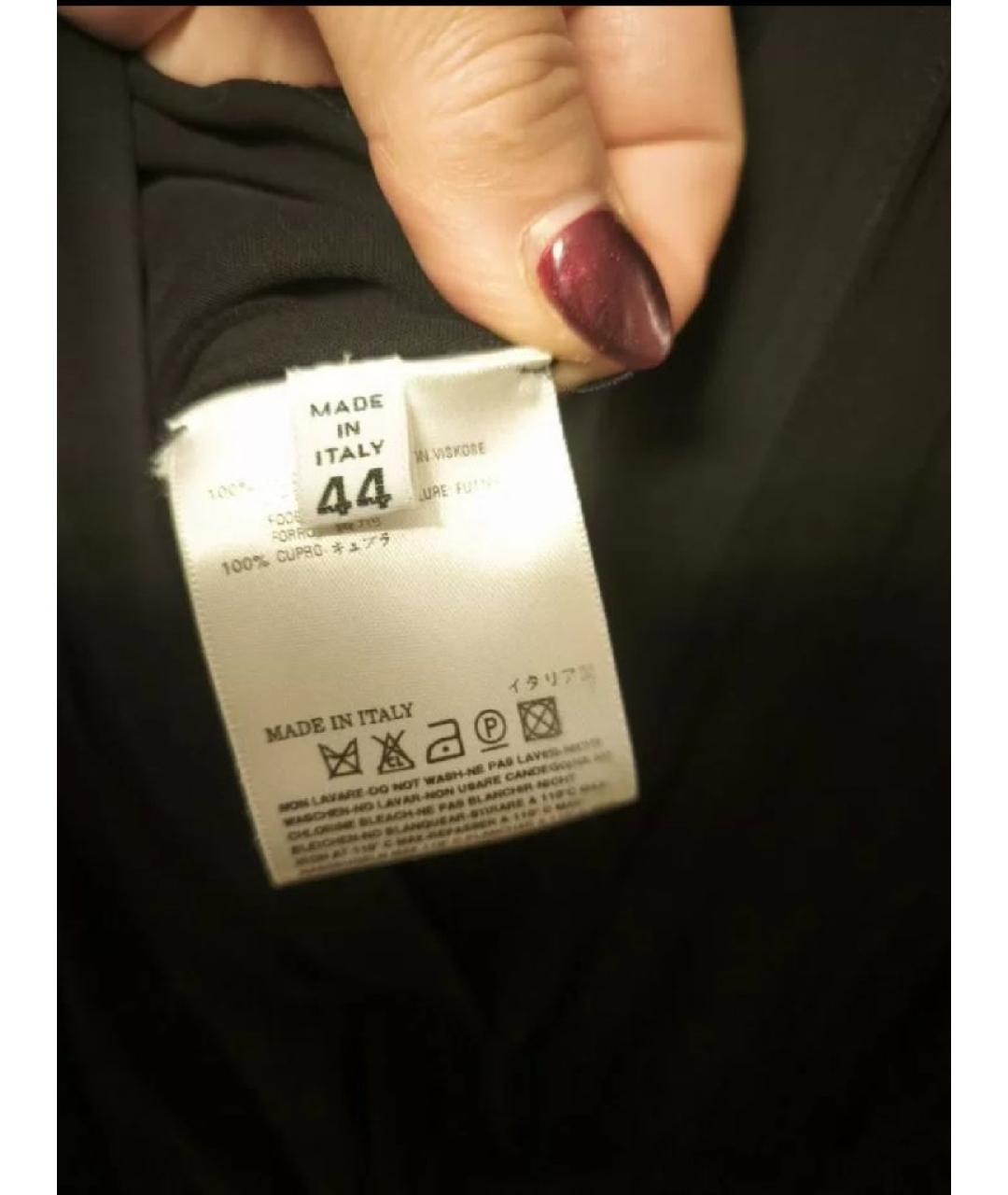 MAISON MARGIELA Черное вискозное вечернее платье, фото 3