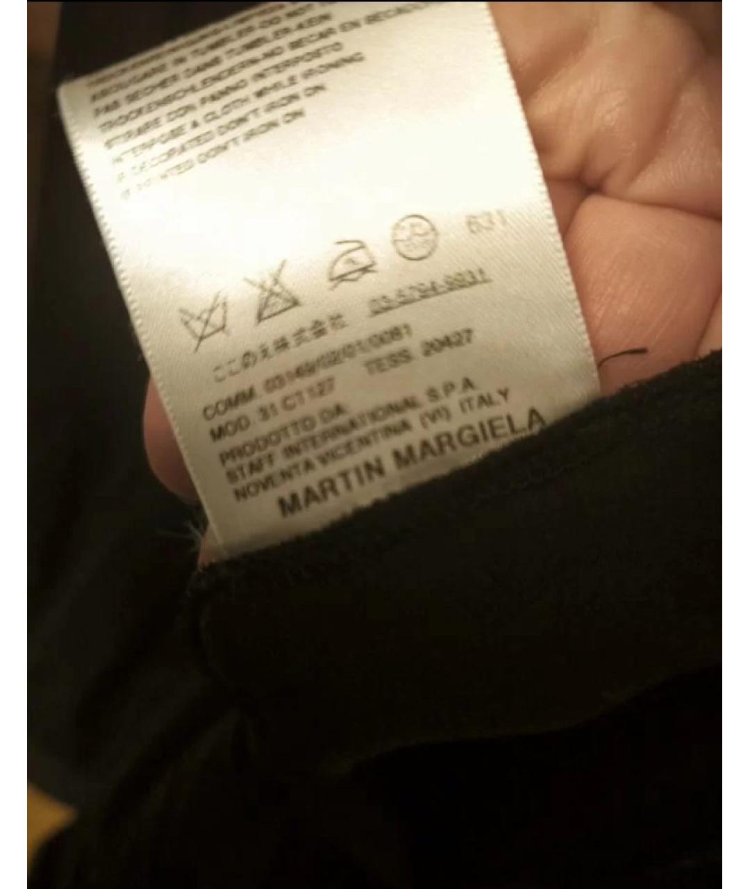 MAISON MARGIELA Черное вискозное вечернее платье, фото 5