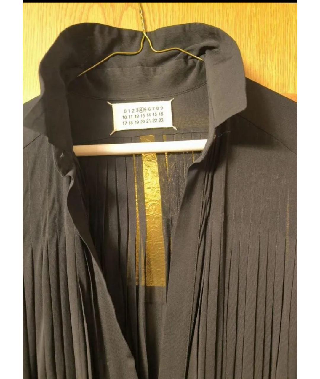 MAISON MARGIELA Черное вискозное вечернее платье, фото 2