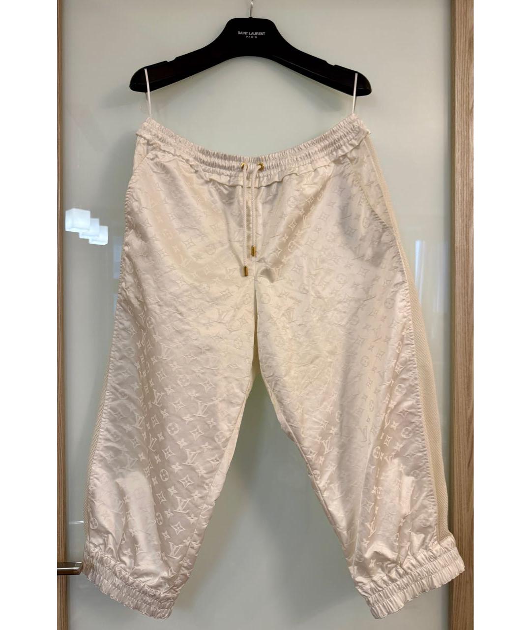 LOUIS VUITTON Белые полиамидовые спортивные брюки и шорты, фото 5