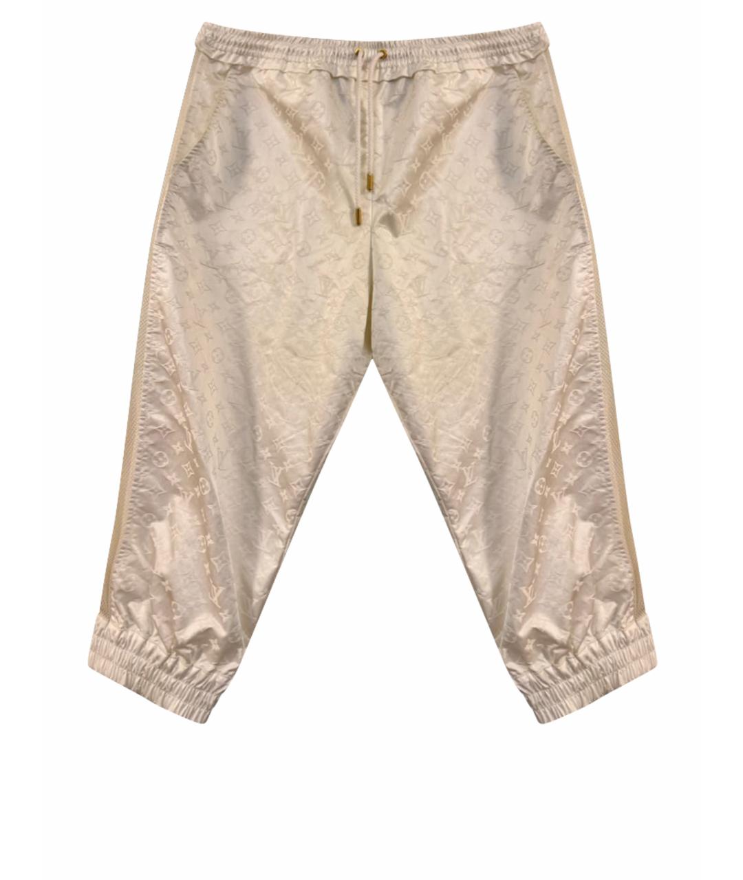 LOUIS VUITTON Белые полиамидовые спортивные брюки и шорты, фото 1