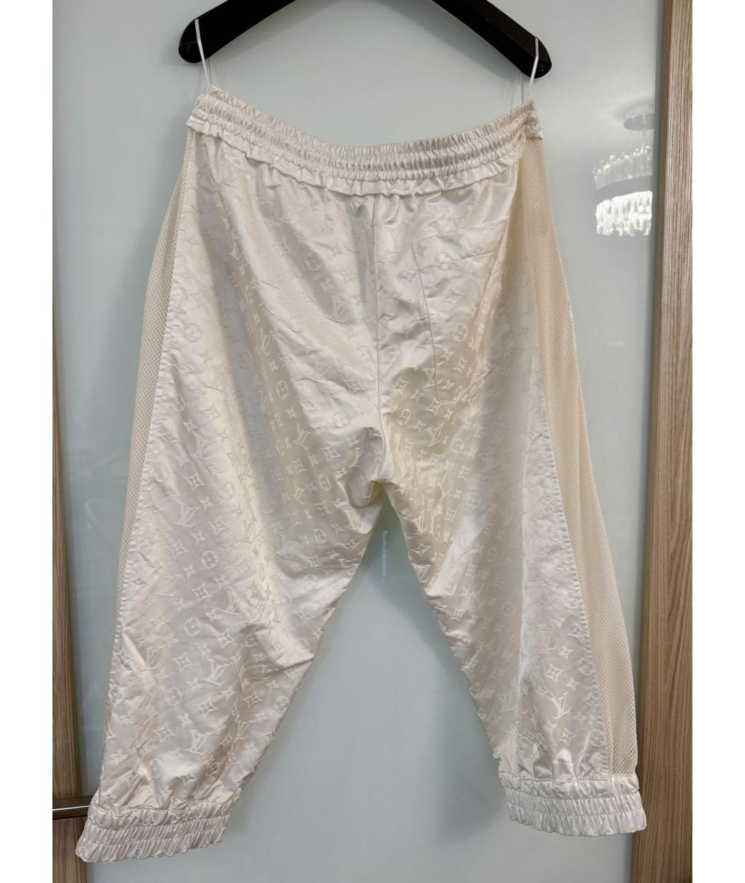 LOUIS VUITTON Белые полиамидовые спортивные брюки и шорты, фото 2
