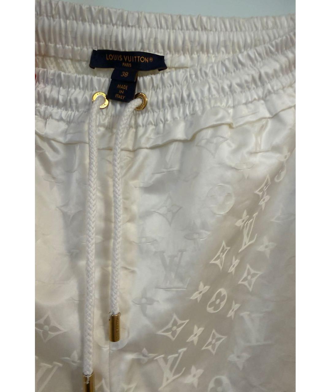 LOUIS VUITTON Белые полиамидовые спортивные брюки и шорты, фото 3