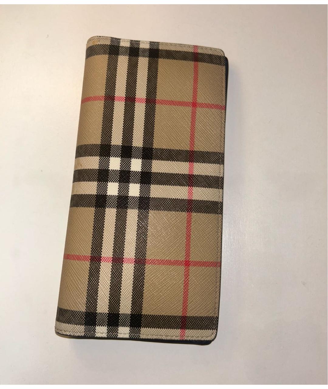 BURBERRY Бежевый кошелек, фото 4