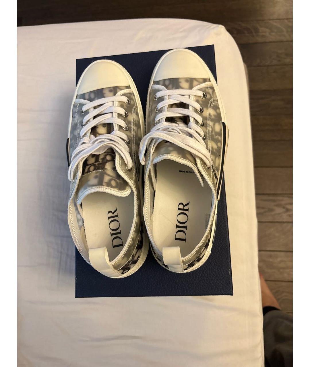 CHRISTIAN DIOR Бежевые низкие кроссовки / кеды, фото 6
