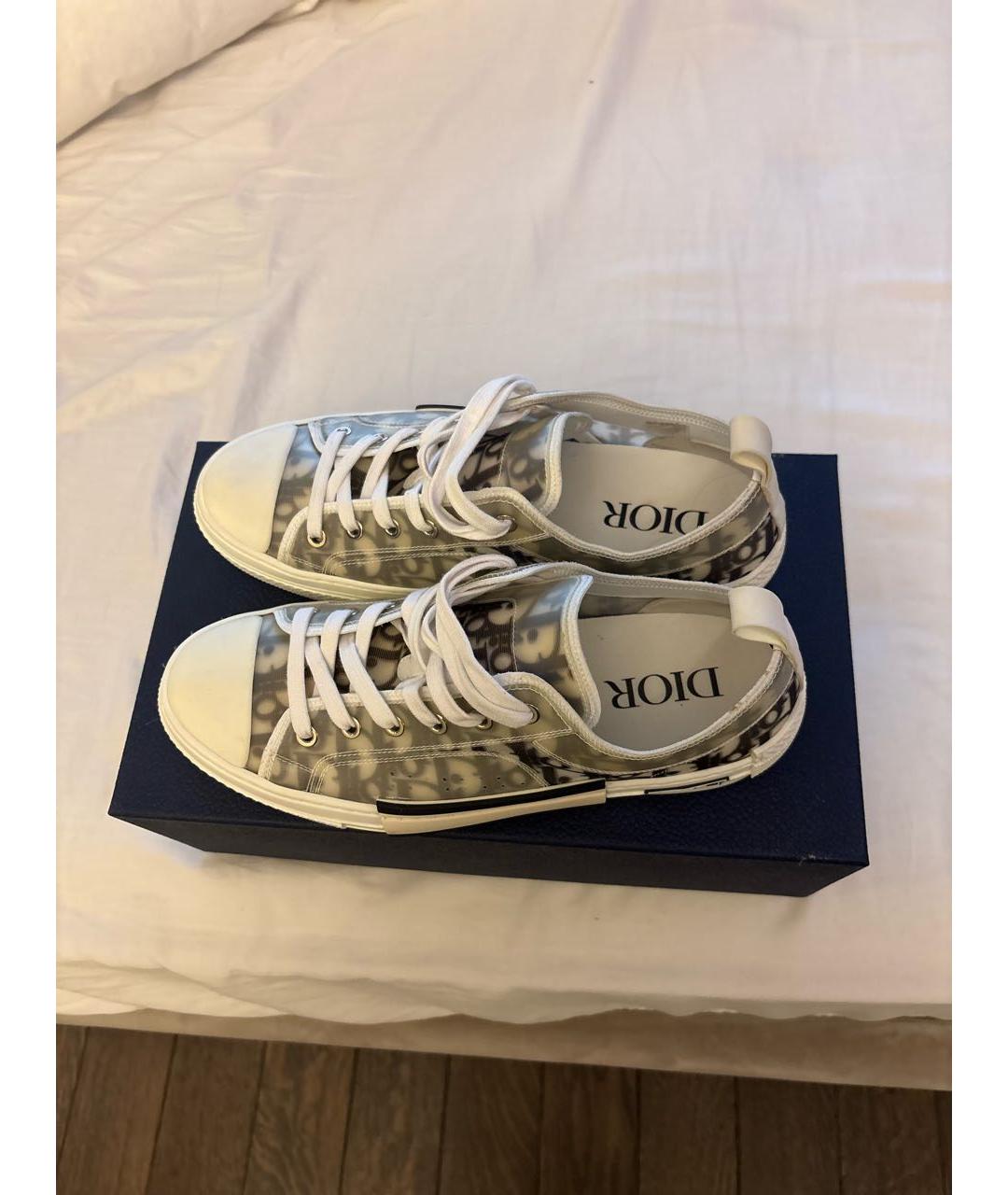CHRISTIAN DIOR Бежевые низкие кроссовки / кеды, фото 7