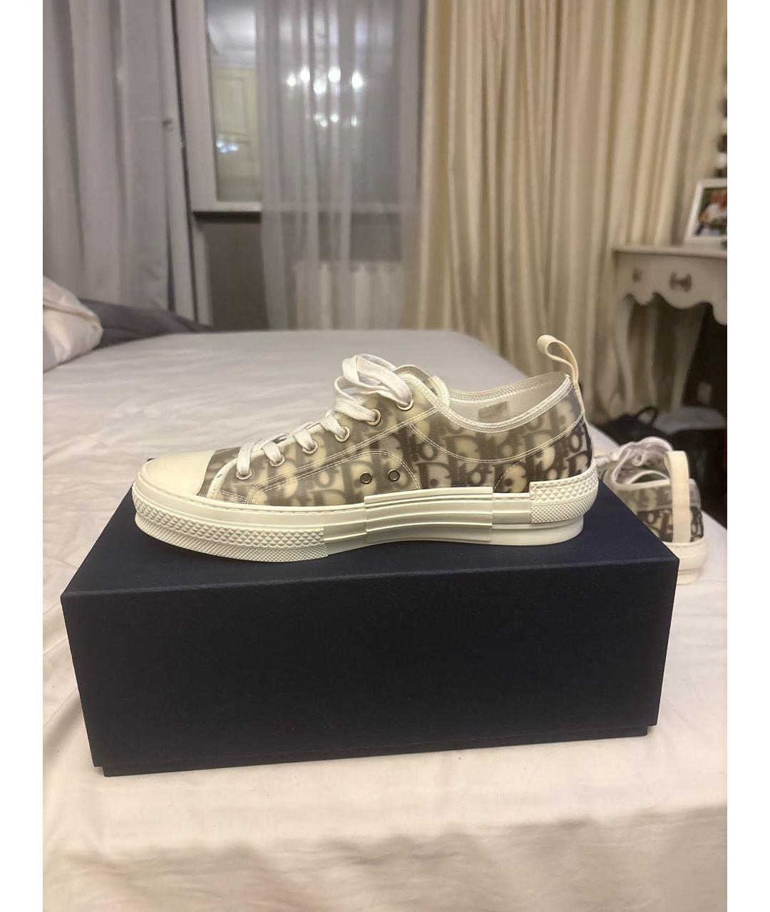 CHRISTIAN DIOR Бежевые низкие кроссовки / кеды, фото 3