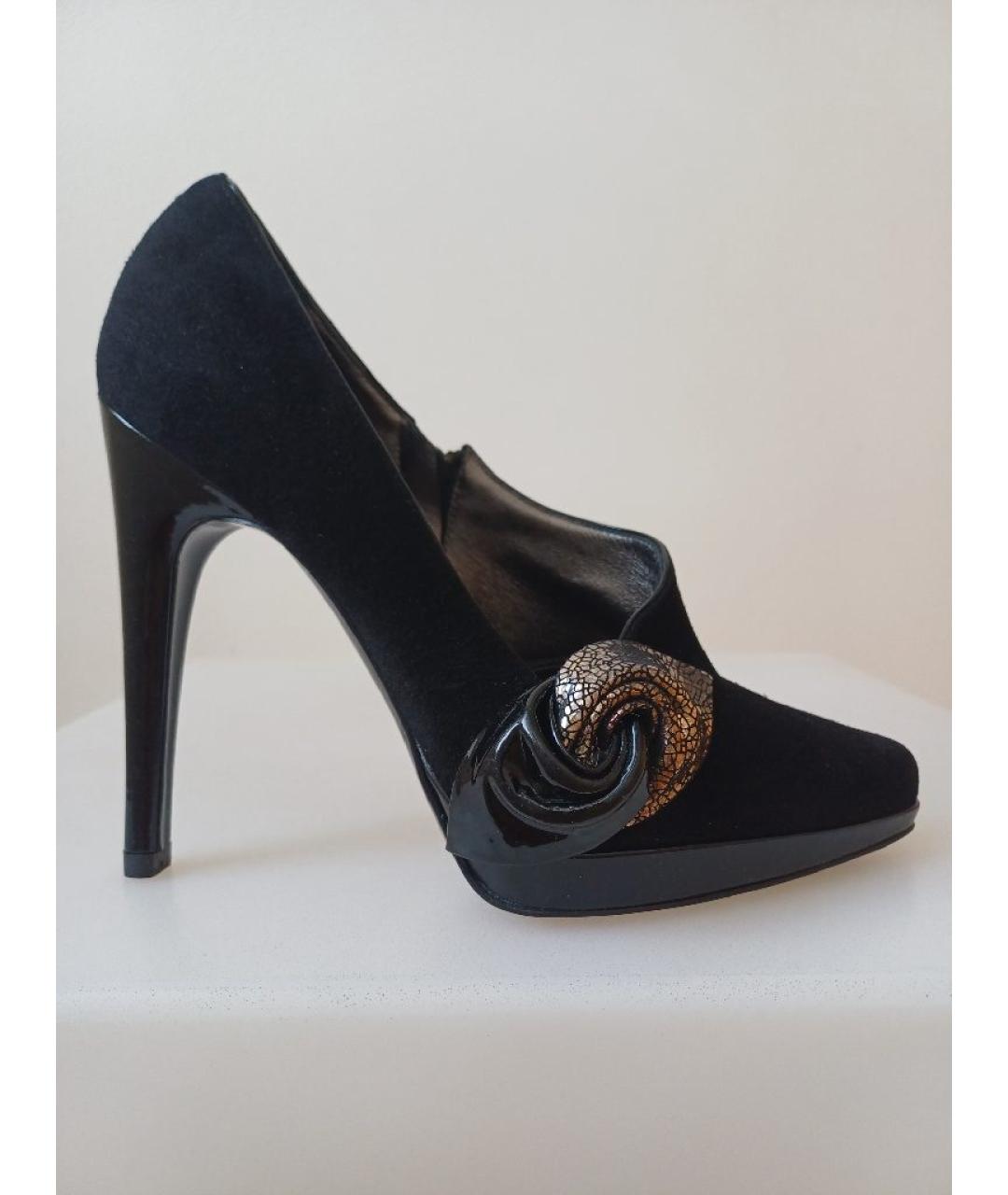 CASADEI Черные замшевые ботильоны, фото 9